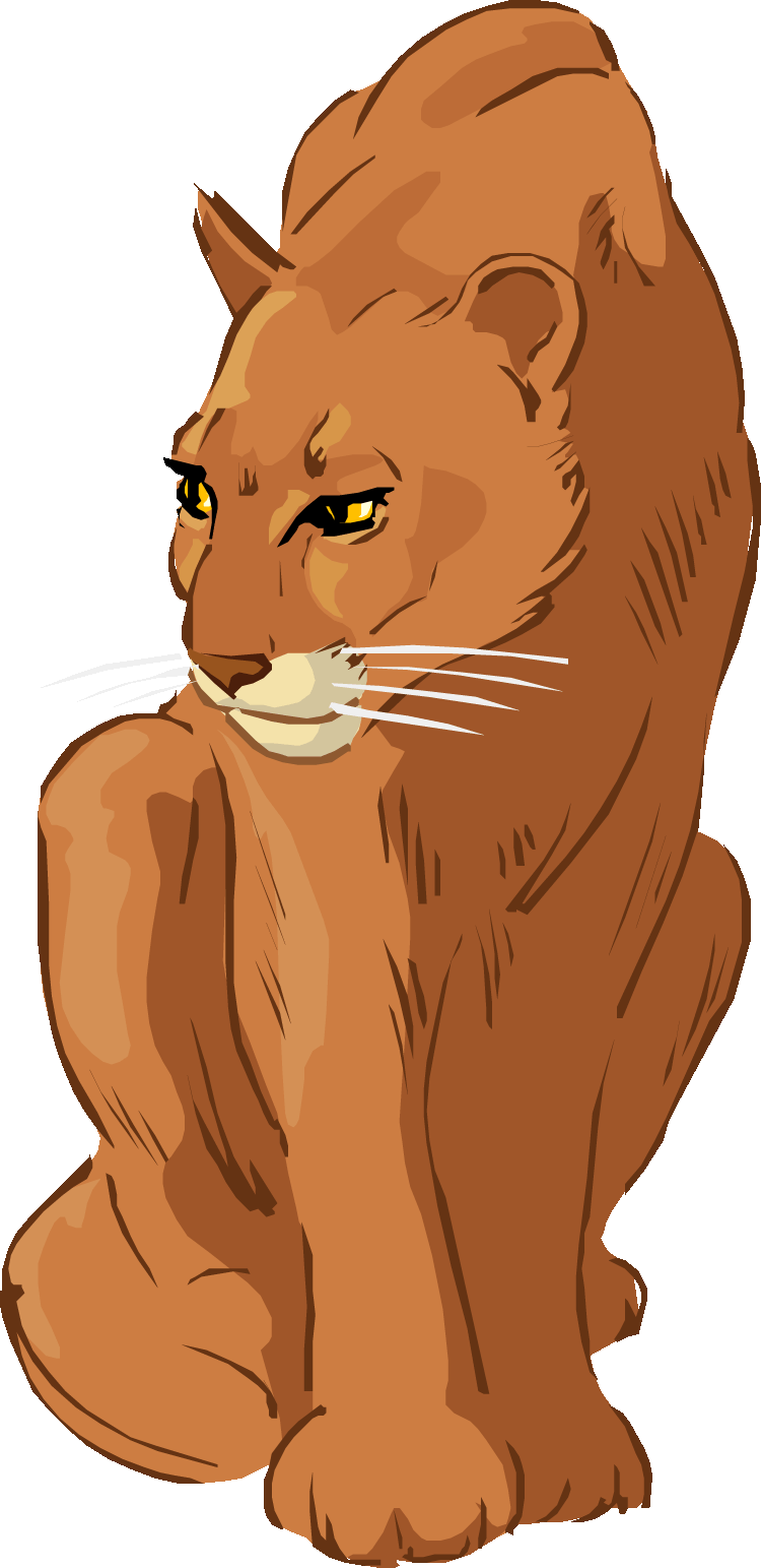 Majestic Lioness Illustration