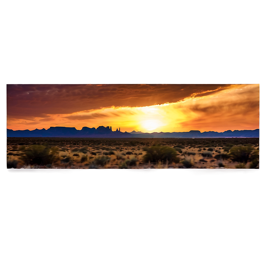 Majestic Mesa Sunset Png Icv