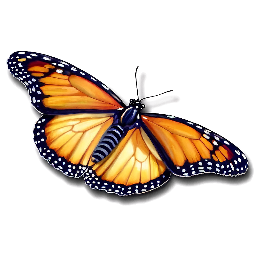 Majestic Monarch Butterfly Png 05252024