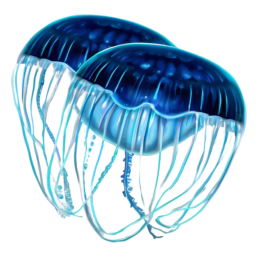 Majestic Moon Jelly Illustration Png Bcj4