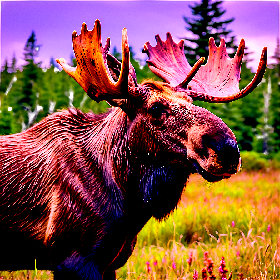 Majestic Moose In Maine Png Fms