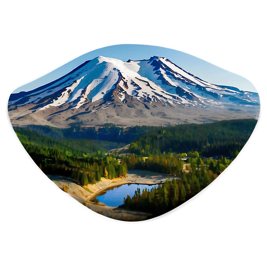 Majestic Mount St. Helens Png Ubp33