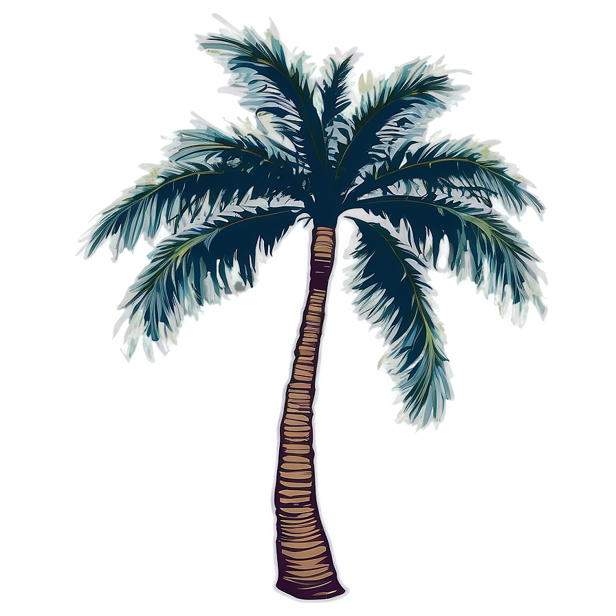 Majestic Palm Tree Silhouette Png 06262024