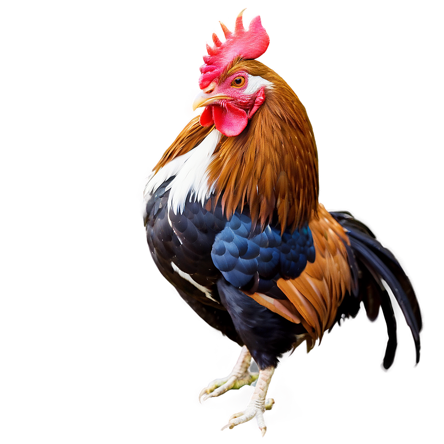 Majestic Rooster Pose Png Kpx