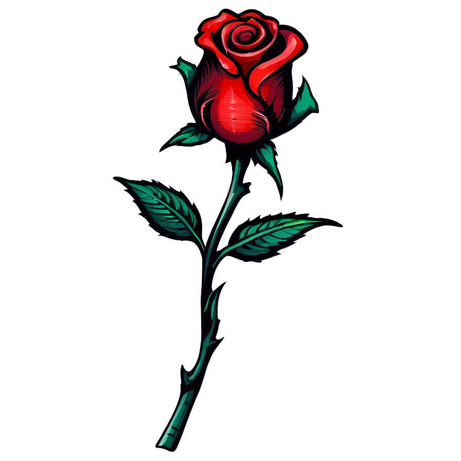 Majestic Rose Tattoo Draft Png 26