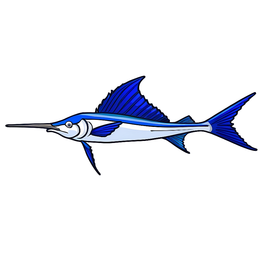 Majestic Sailfish Sketch Png 06262024