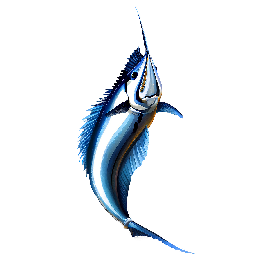 Majestic Sailfish Sketch Png 63