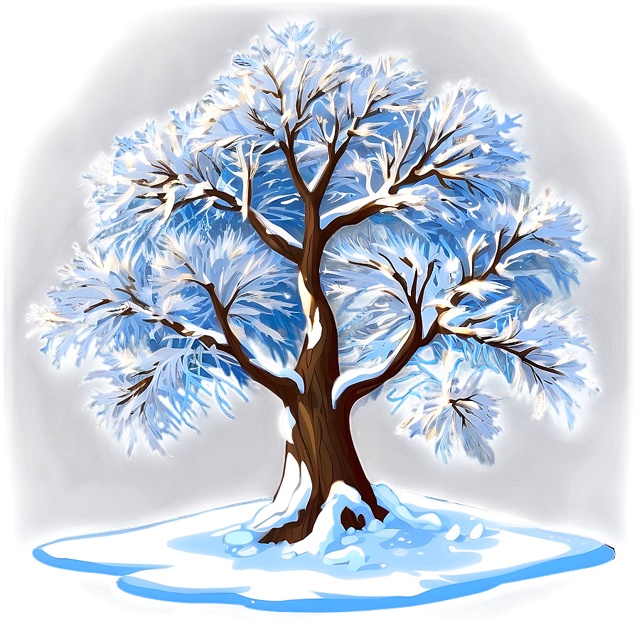 Majestic Snow Tree Png Cce85