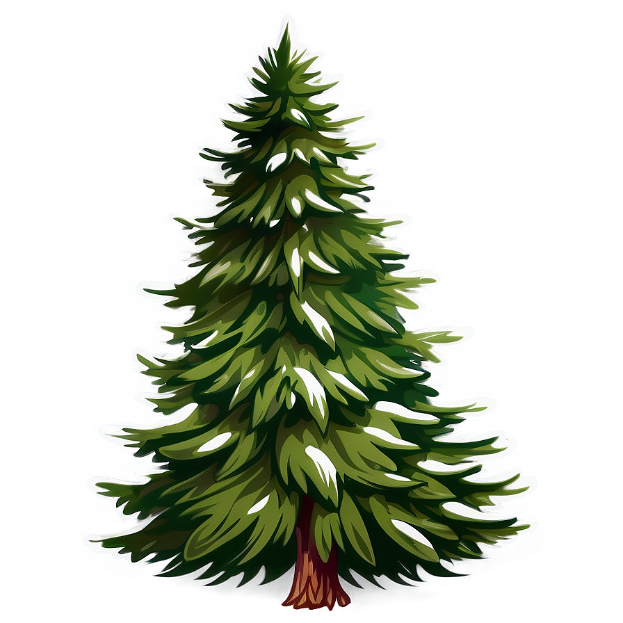 Majestic Spruce Tree Clipart Png 06132024