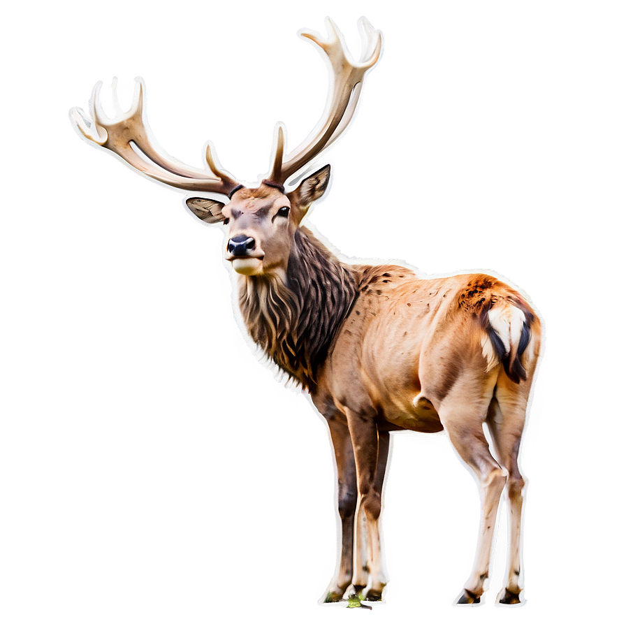 Majestic Stag Roaring Png 06292024