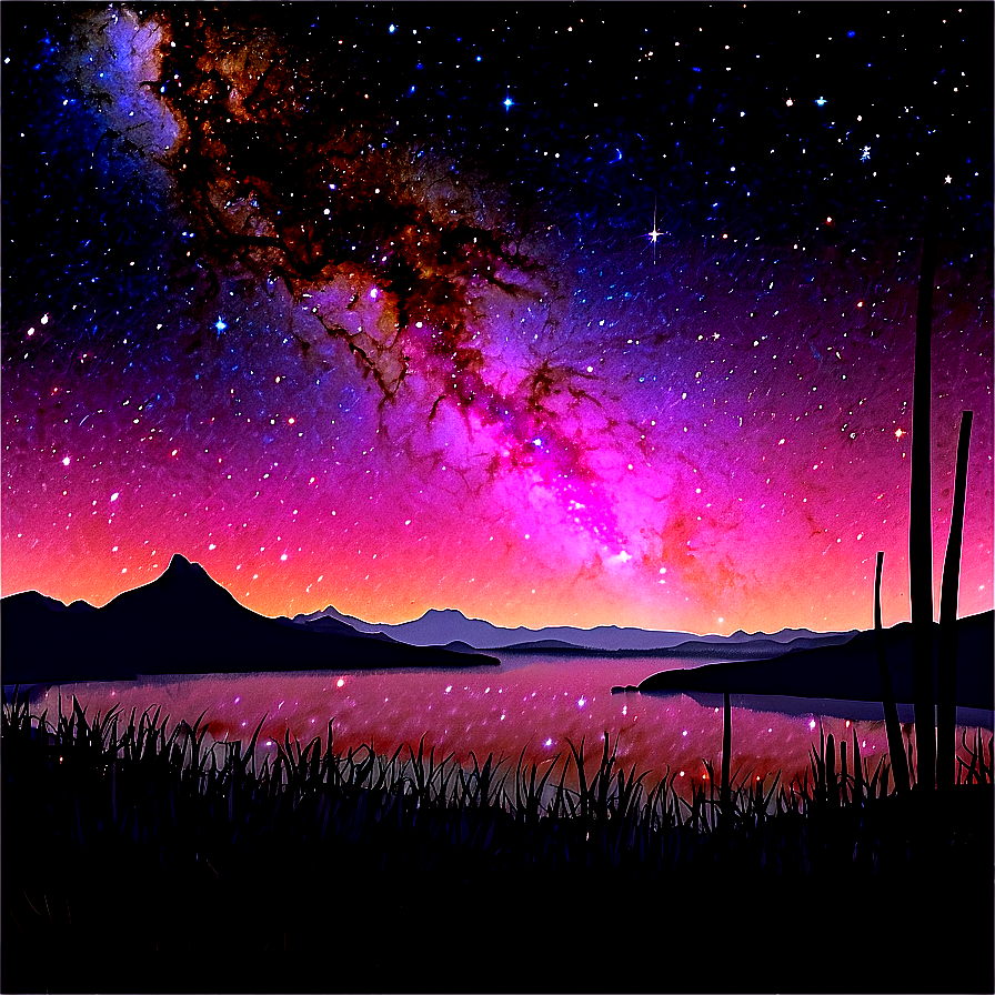 Majestic Stardust Landscape Png Igq33