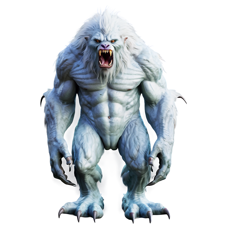 Majestic White Monster Png 56