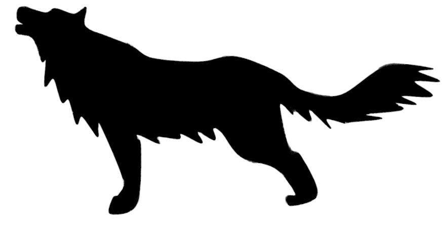 Majestic Wolf Silhouette