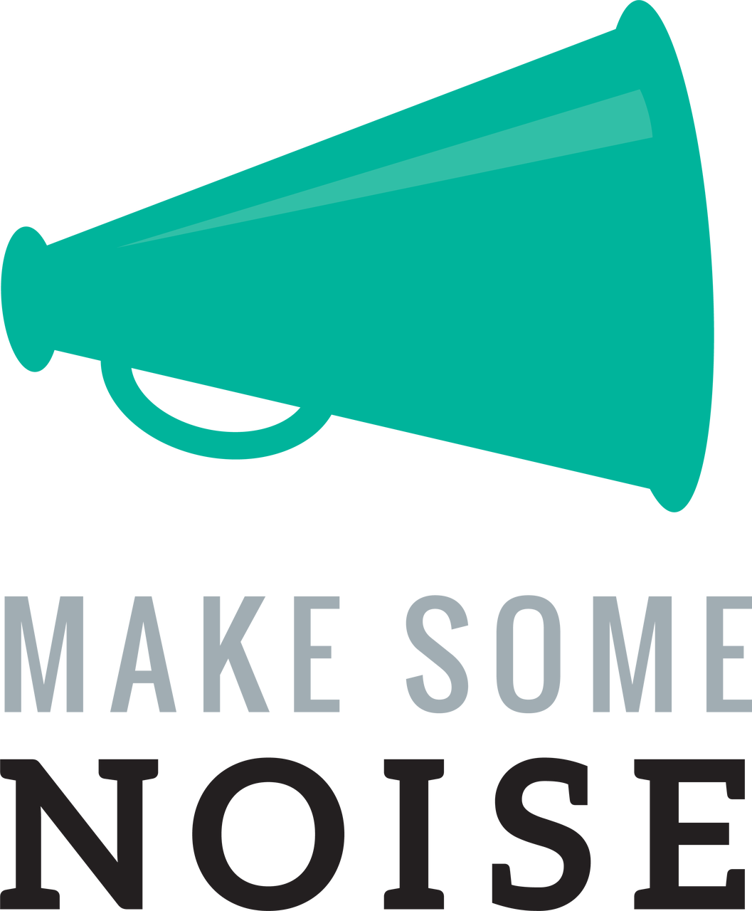 Make Some Noise Megaphone Graphic