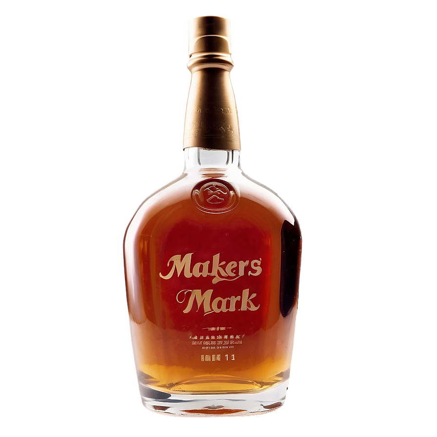 Makers Mark Whiskey Bottle Png Uuk82