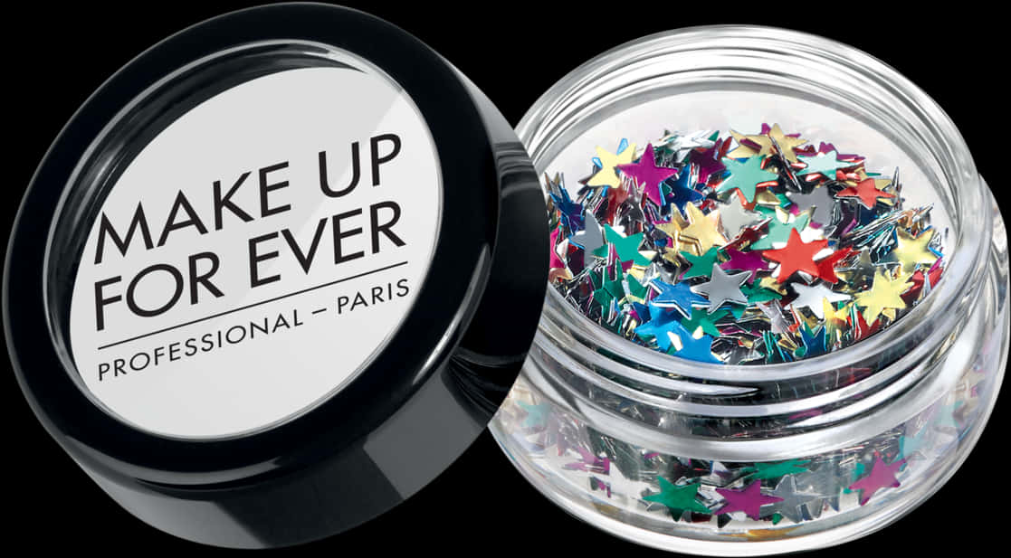 Makeup Forever Glitter Stars Container