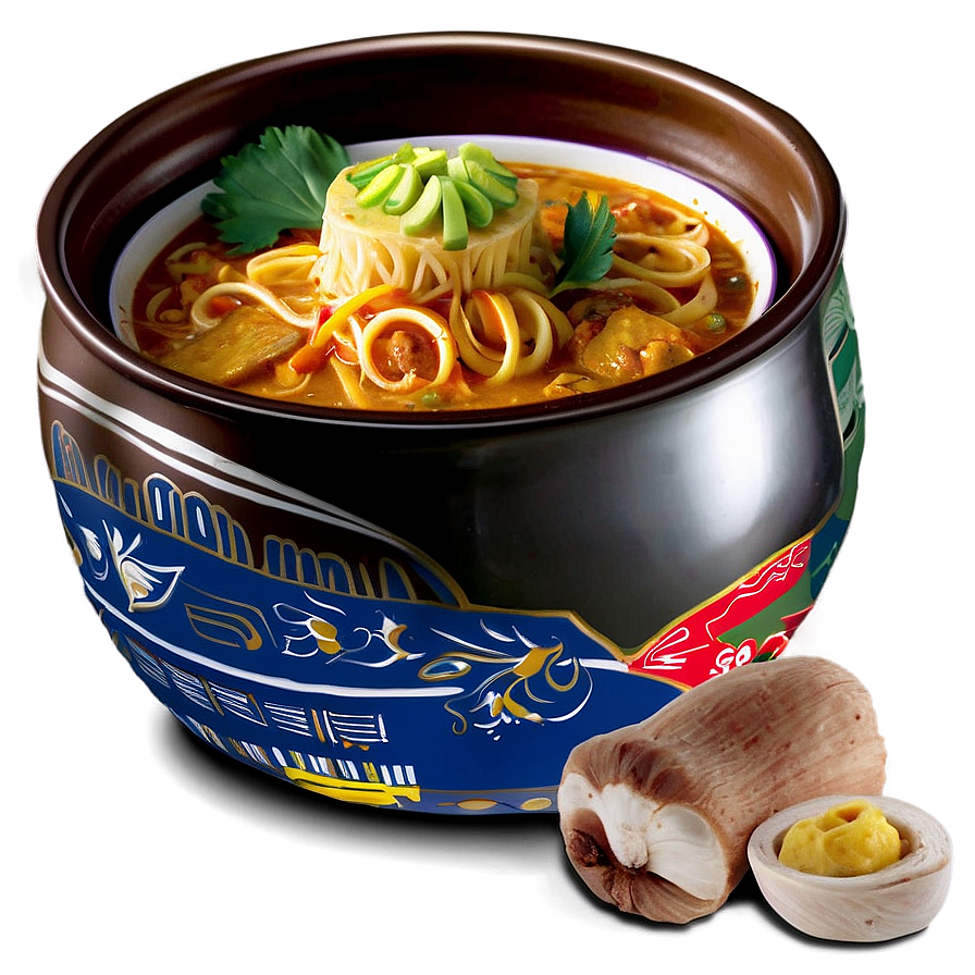 Malaysian Curry Laksa Png Sup18