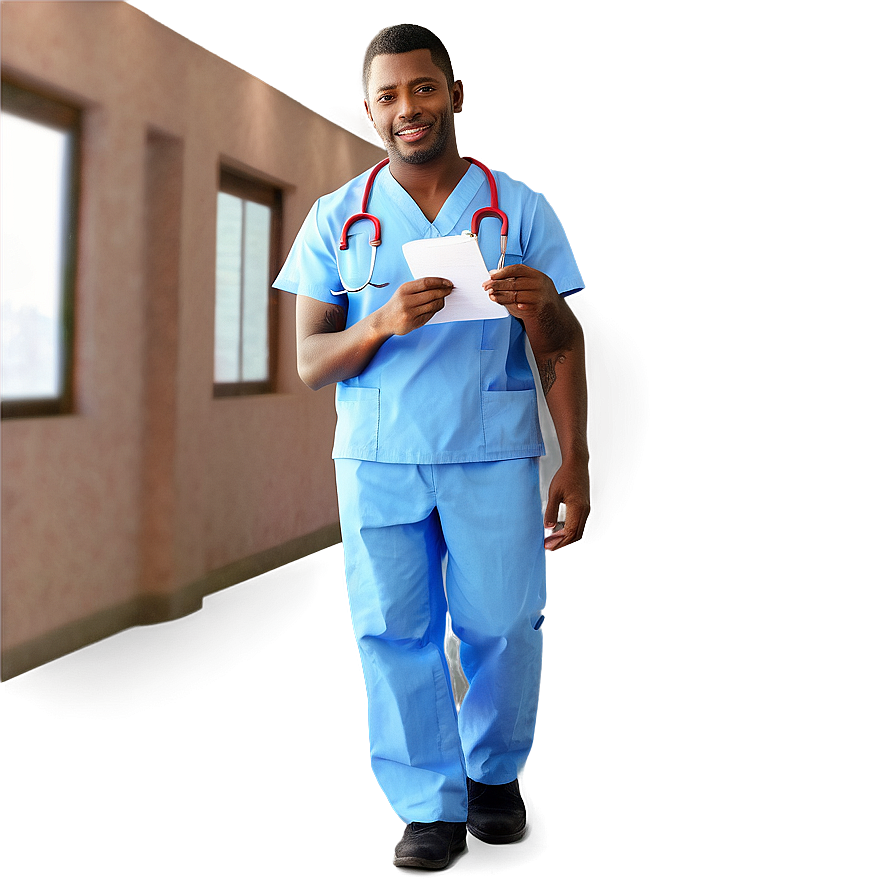 Male Nurse In Medical Team Png 74