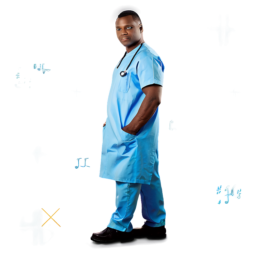 Male Nurse Working Hard Png 22