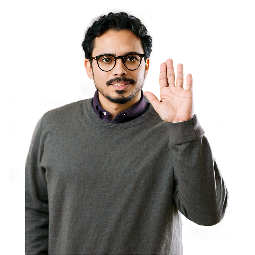 Male Teacher With Glasses Png 90