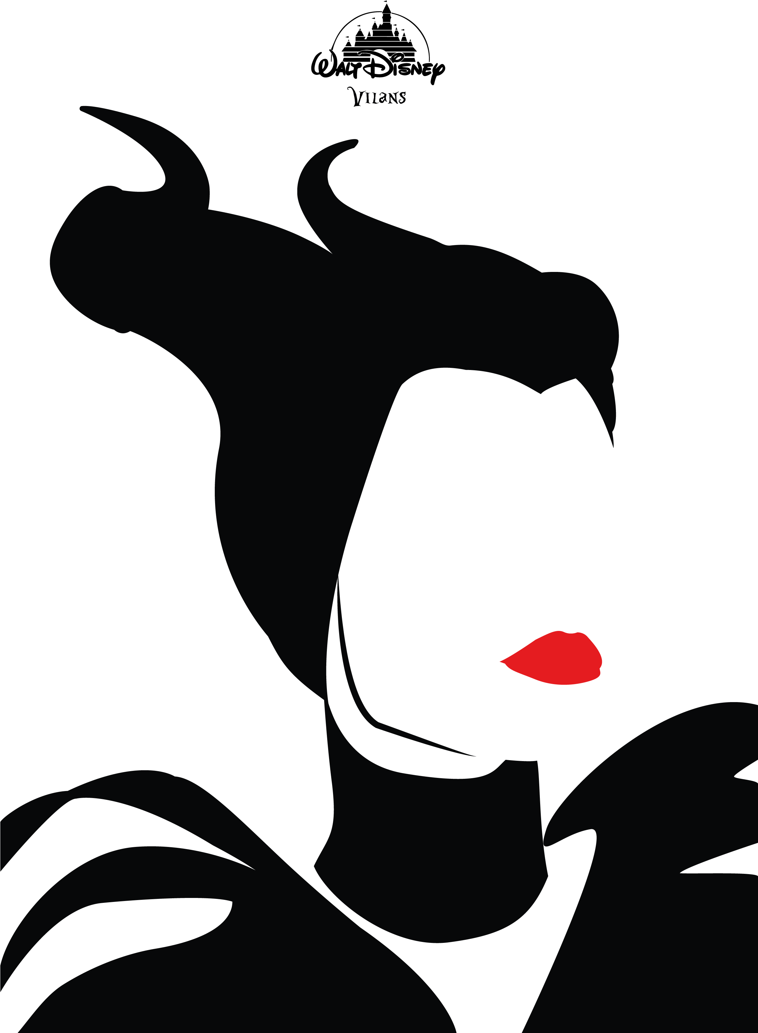 Maleficent Silhouette Profile