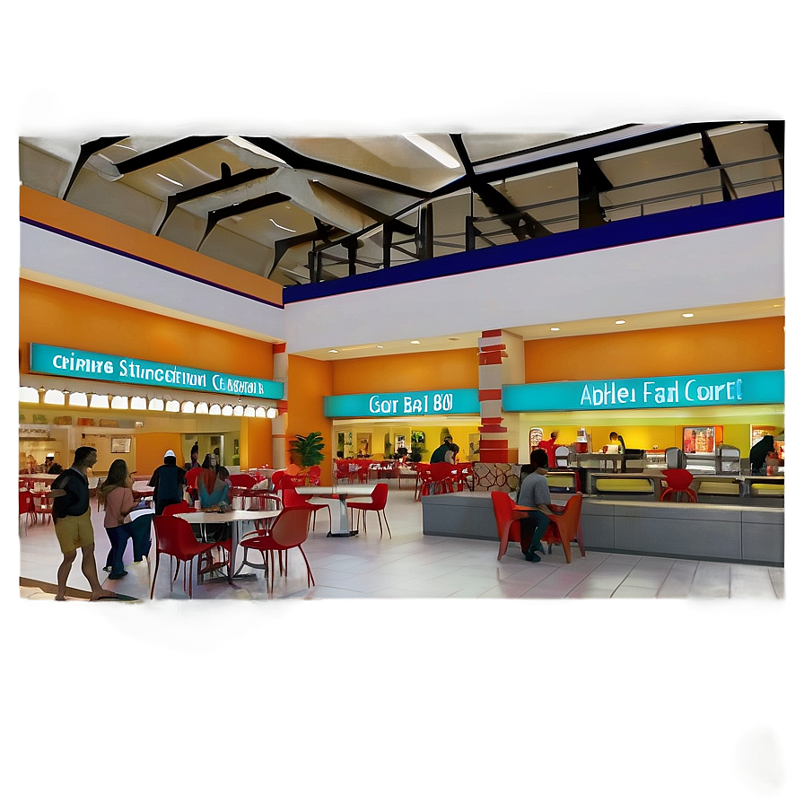 Mall Food Court Png Kaf