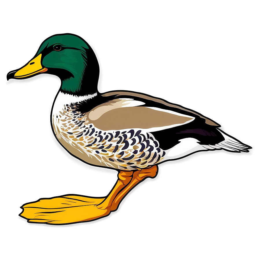 Mallard Duck Silhouette Png 06262024