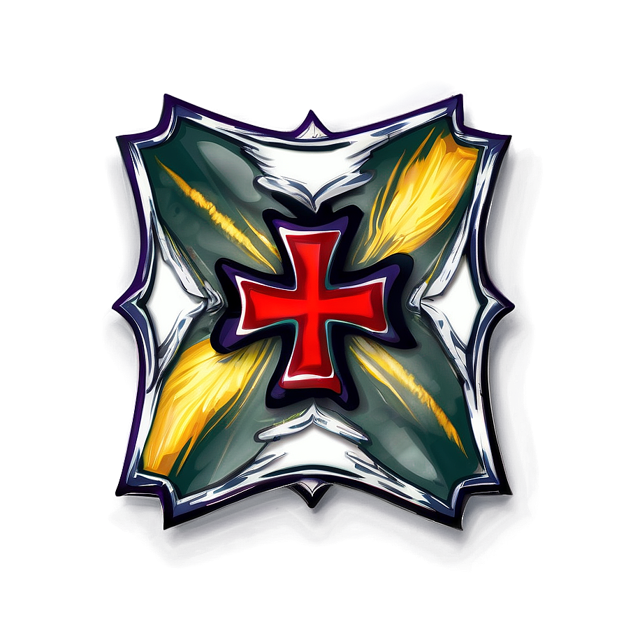 Maltese Cross Illustration Png 06272024