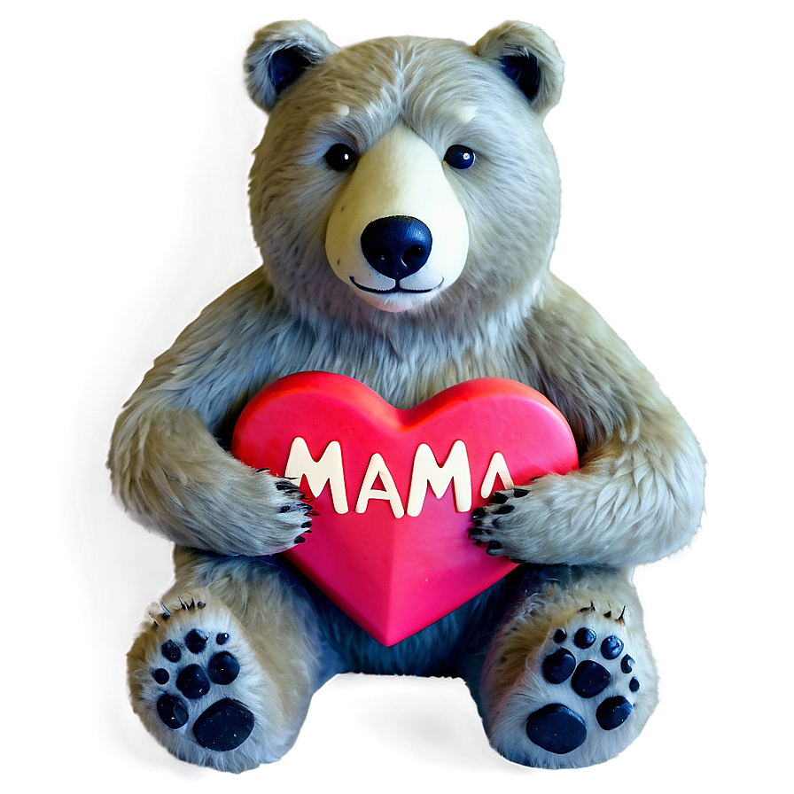 Mama Bear Love Heart Png Dmk85