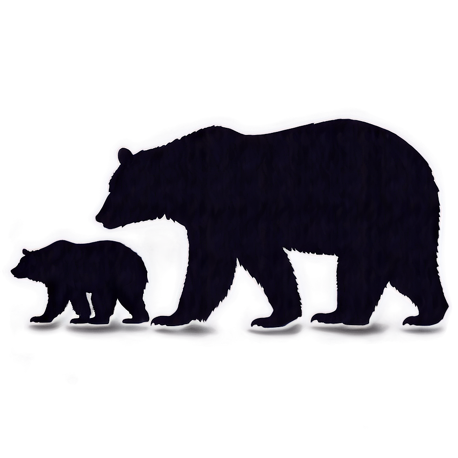 Mama Bear Silhouette Png 06132024