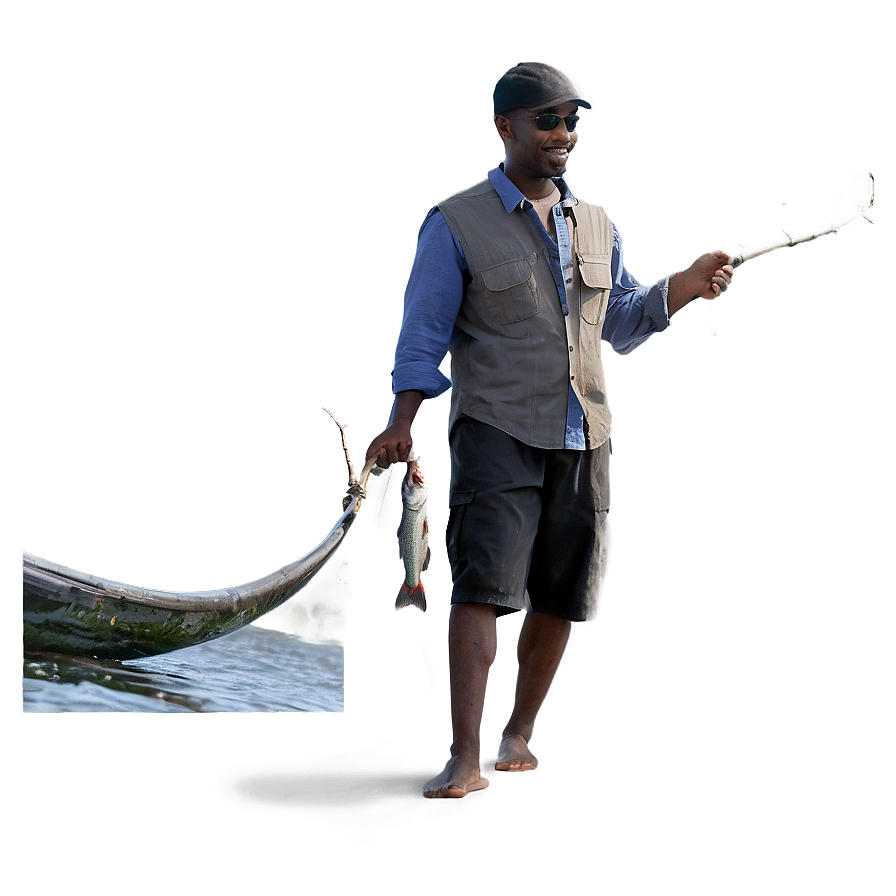 Man Fishing Png Nca72