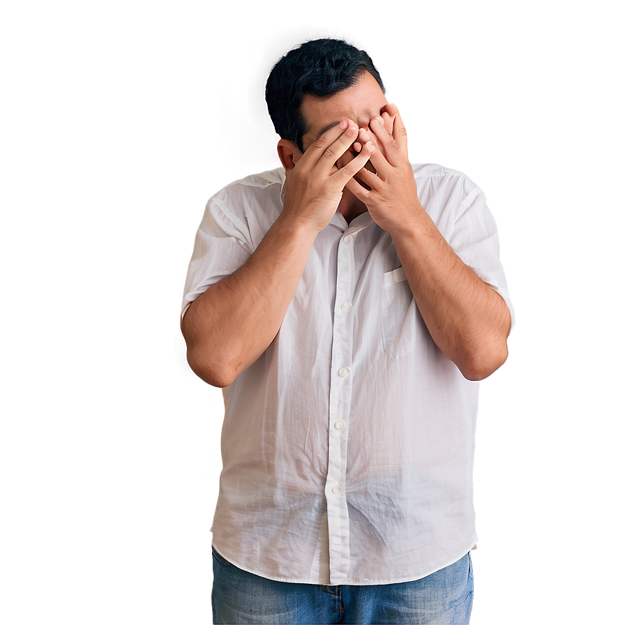 Man In Emotional Pain Png Qsu7