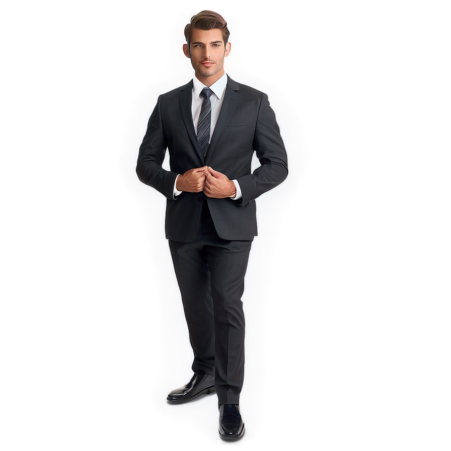 Man In Suit And Tie Png Gra
