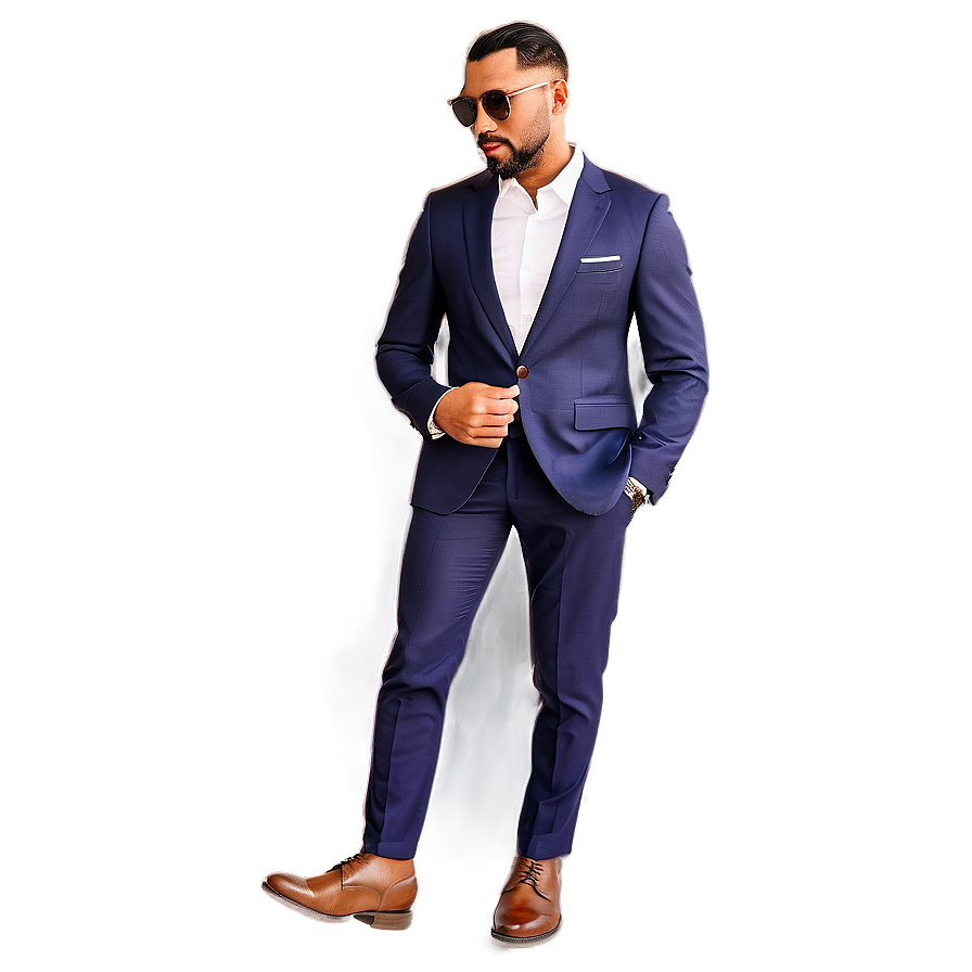 Man Suit Swagger Png 06262024