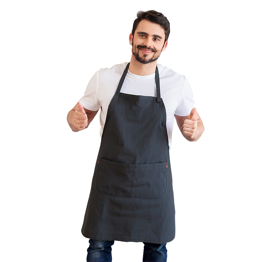 Man Wearing Apron Png 11