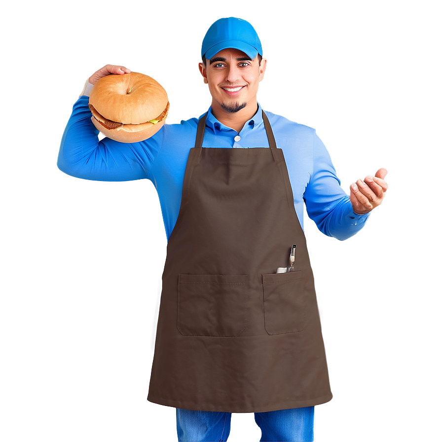 Man Wearing Apron Png Wft26