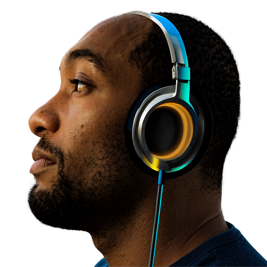 Man With Headphones Png 87