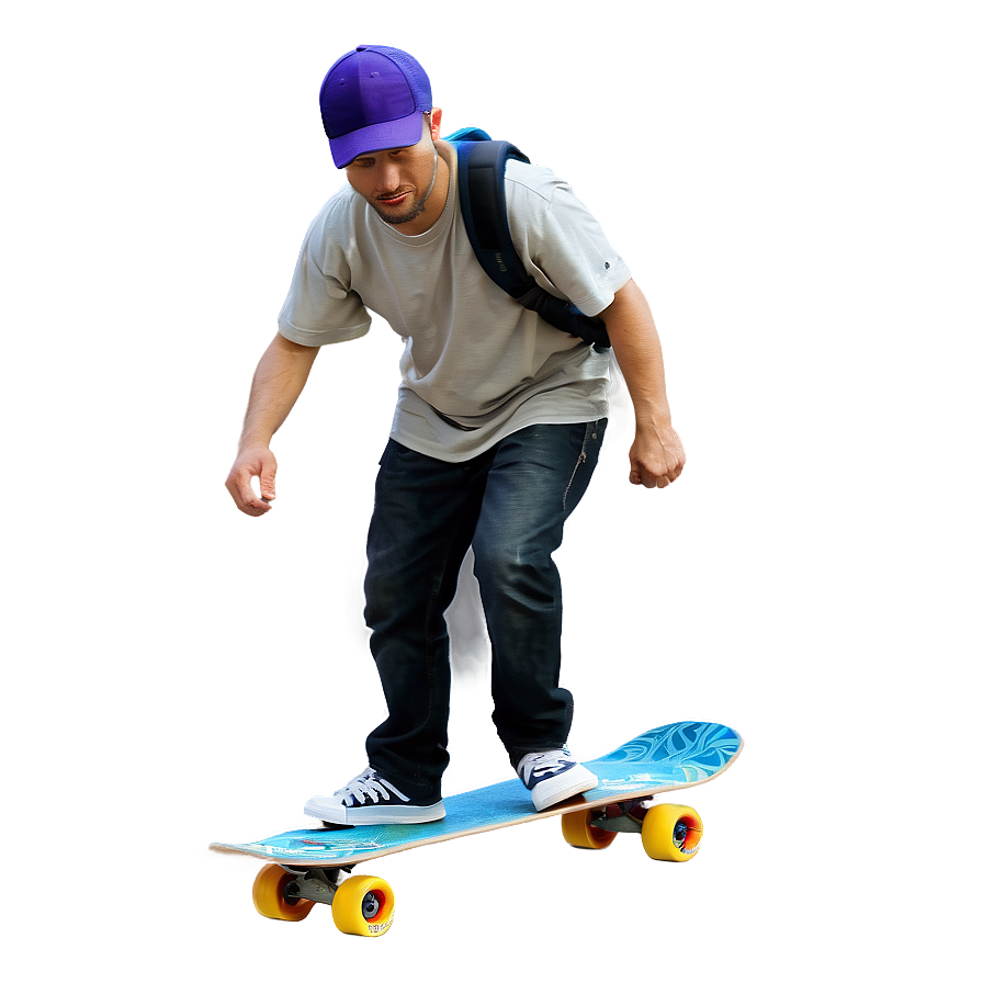 Man With Skateboard Png Lhx