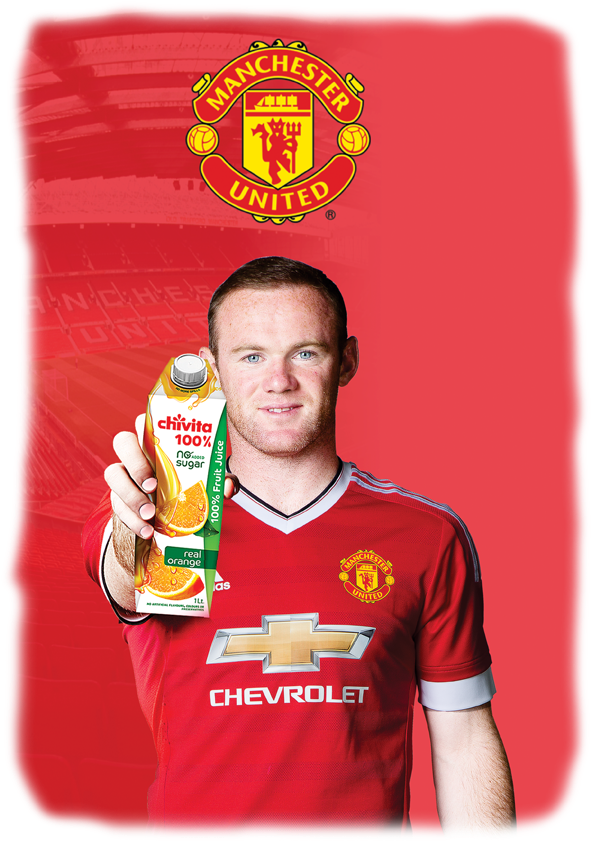 Manchester United Player Promoting Juice