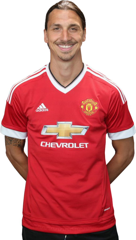 Manchester United Playerin Red Jersey