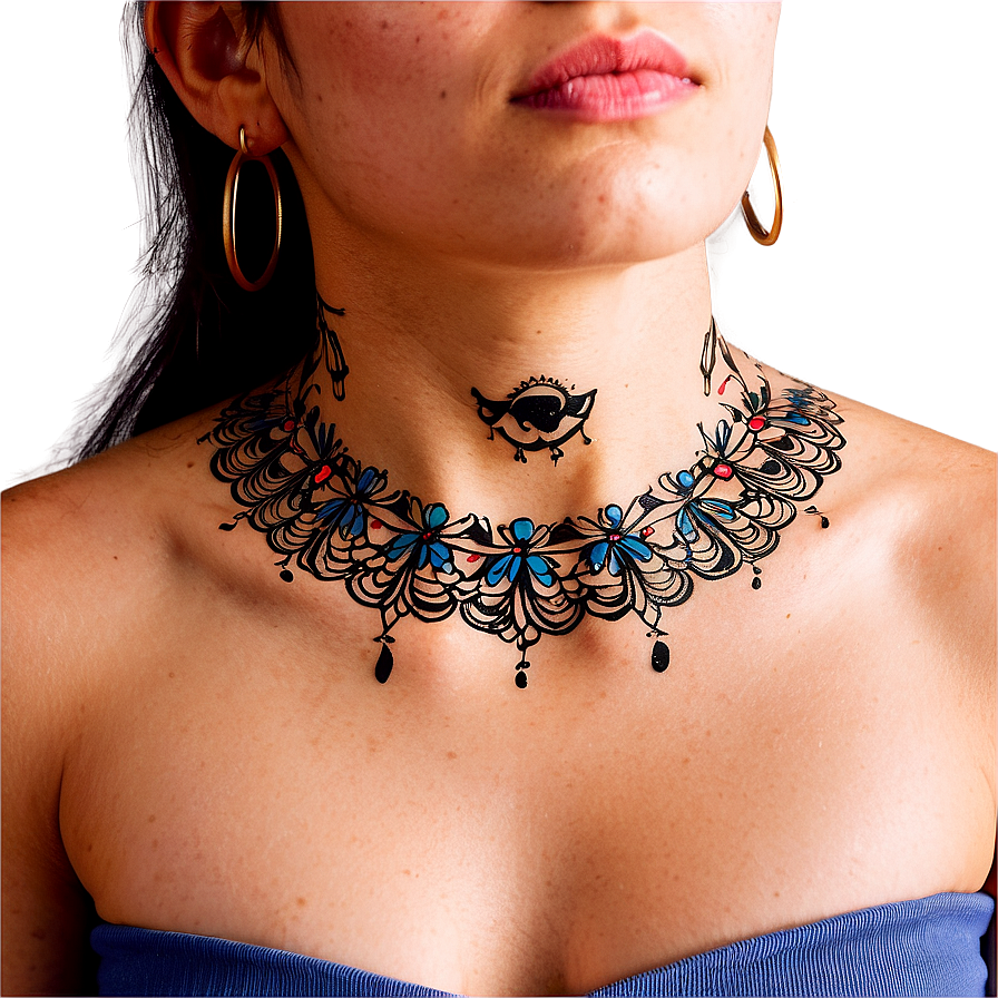 Mandala Neck Tattoo Collections Png Biu42