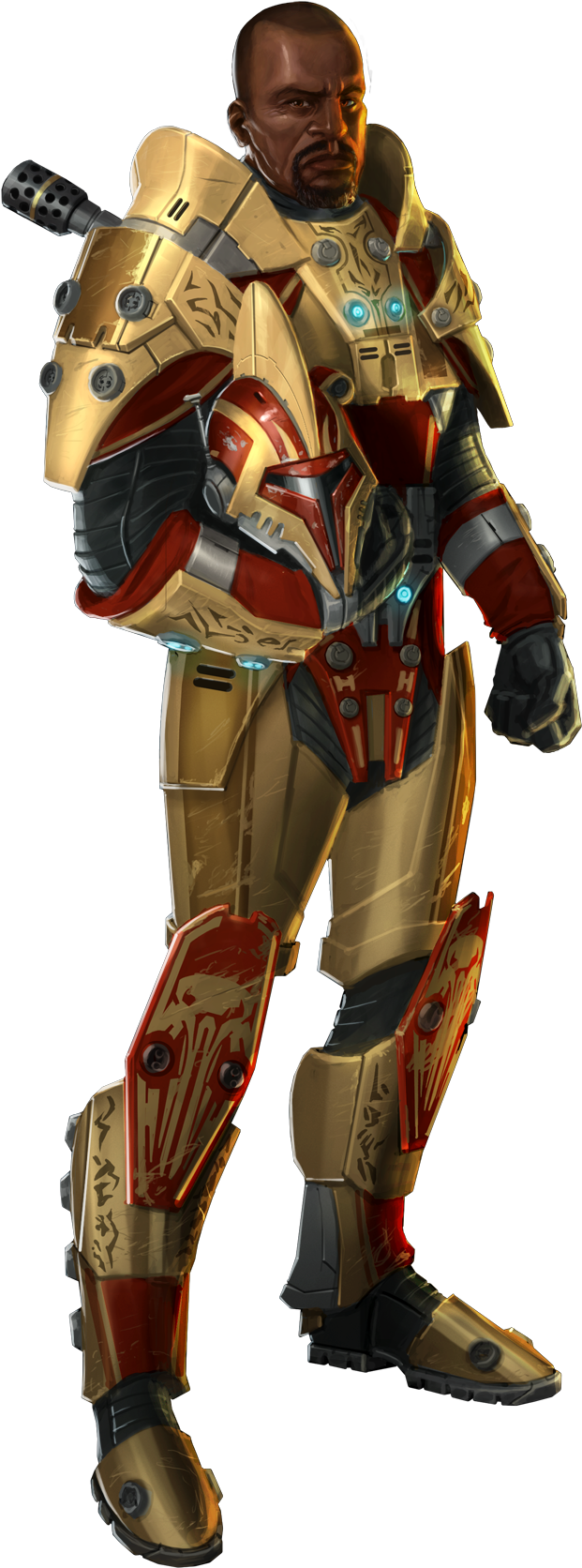 Mandalorian Armored Character