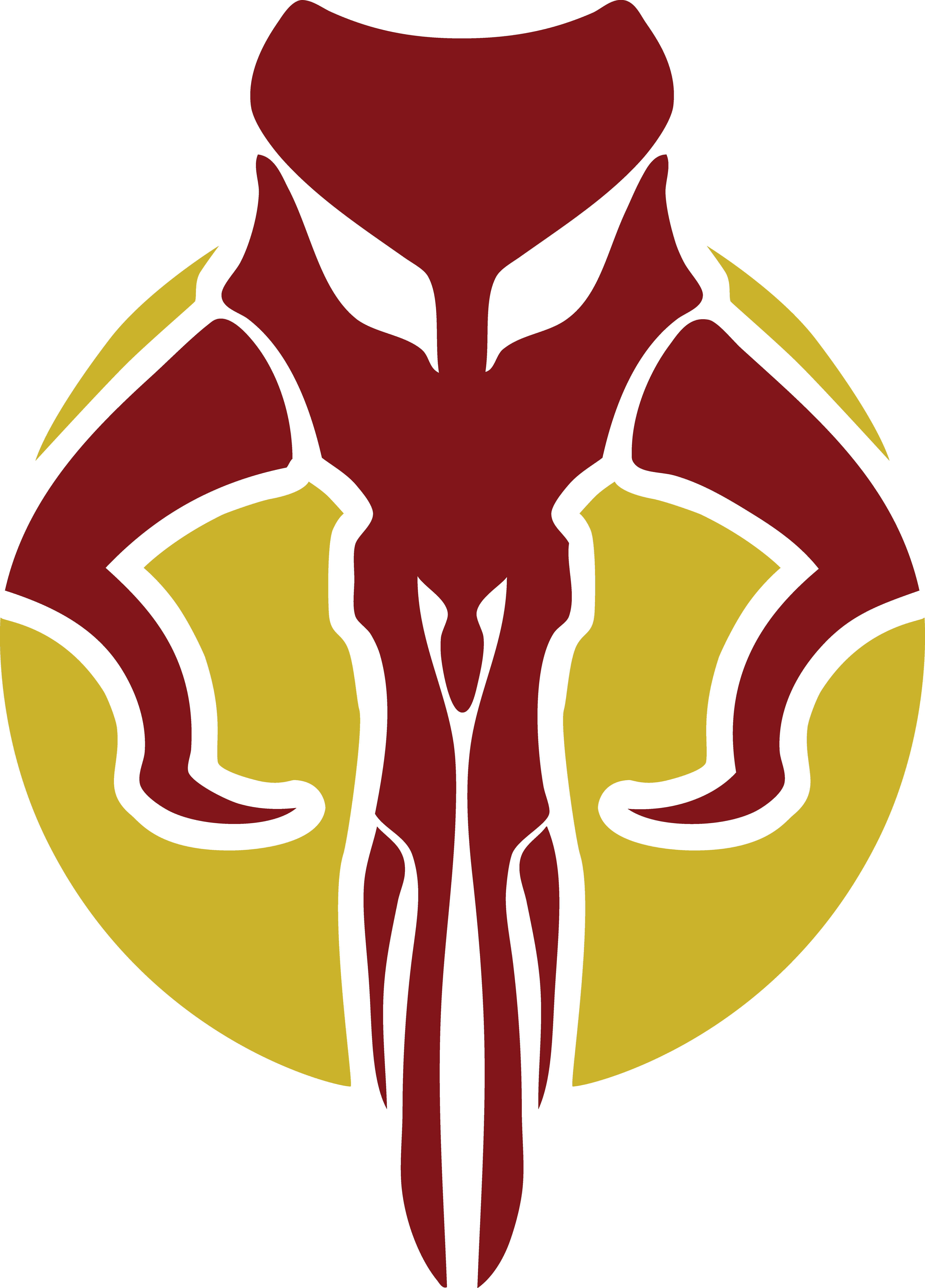 Mandalorian Mythosaur Skull Symbol