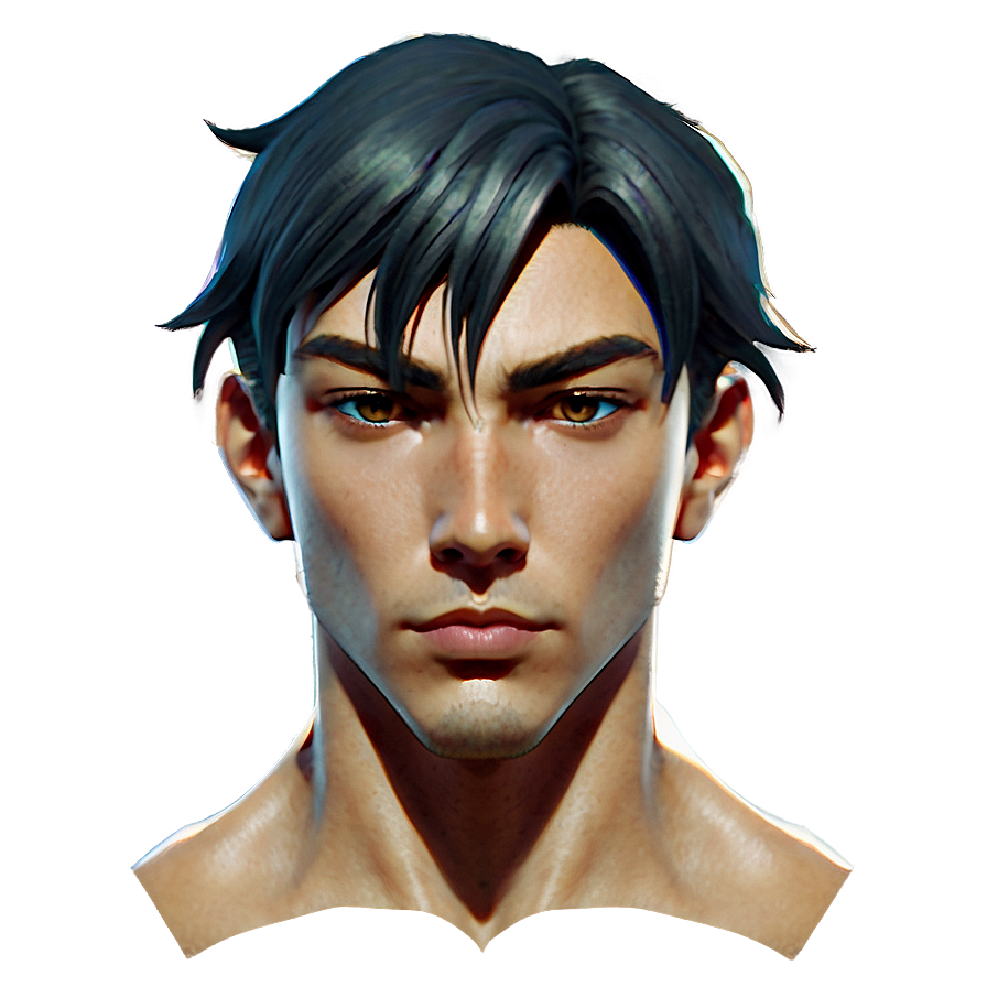 Manga Style Head Drawing Png Qtb88