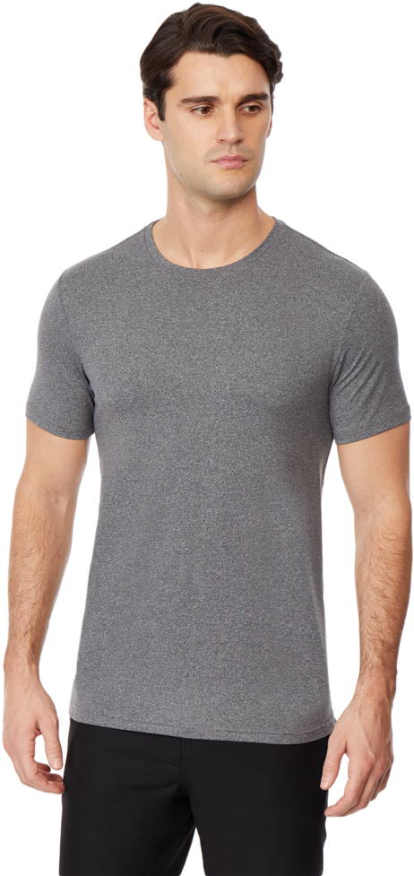 Manin Grey Crewneck T Shirt