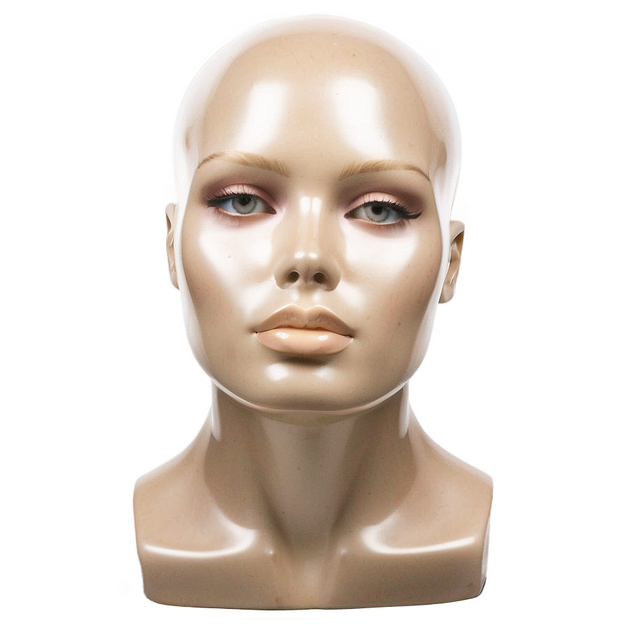 Mannequin Head With High Fashion Look Png Vjg