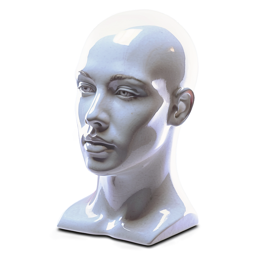 Mannequin Head With Neck Display Png 06282024