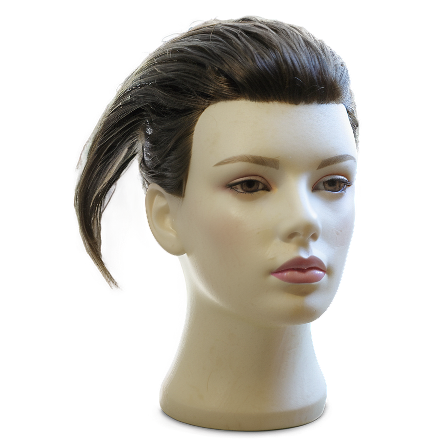 Mannequin Head With Unique Hairstyles Png Ouq