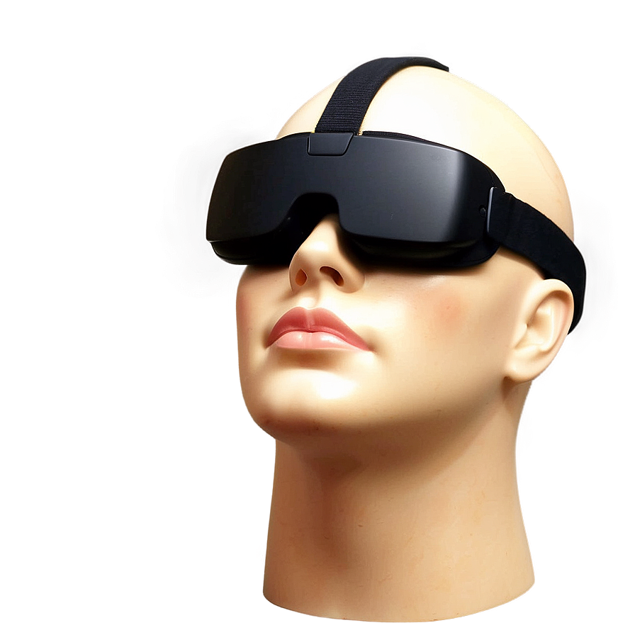 Mannequin Head With Vr Headset Display Png 21