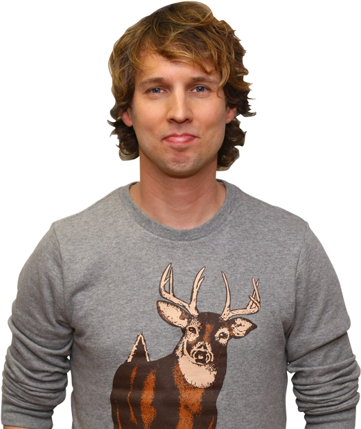 Manwith Deer Print Shirt
